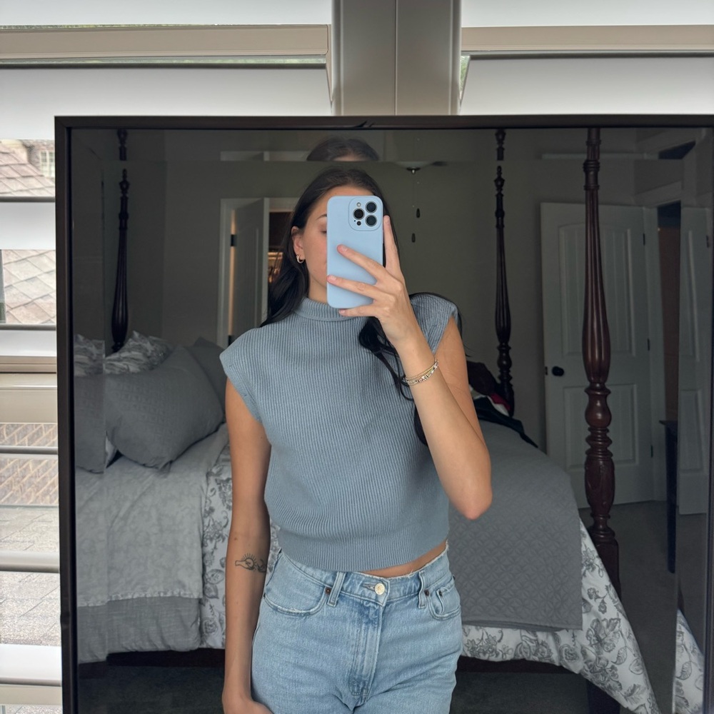 Blue sweater
